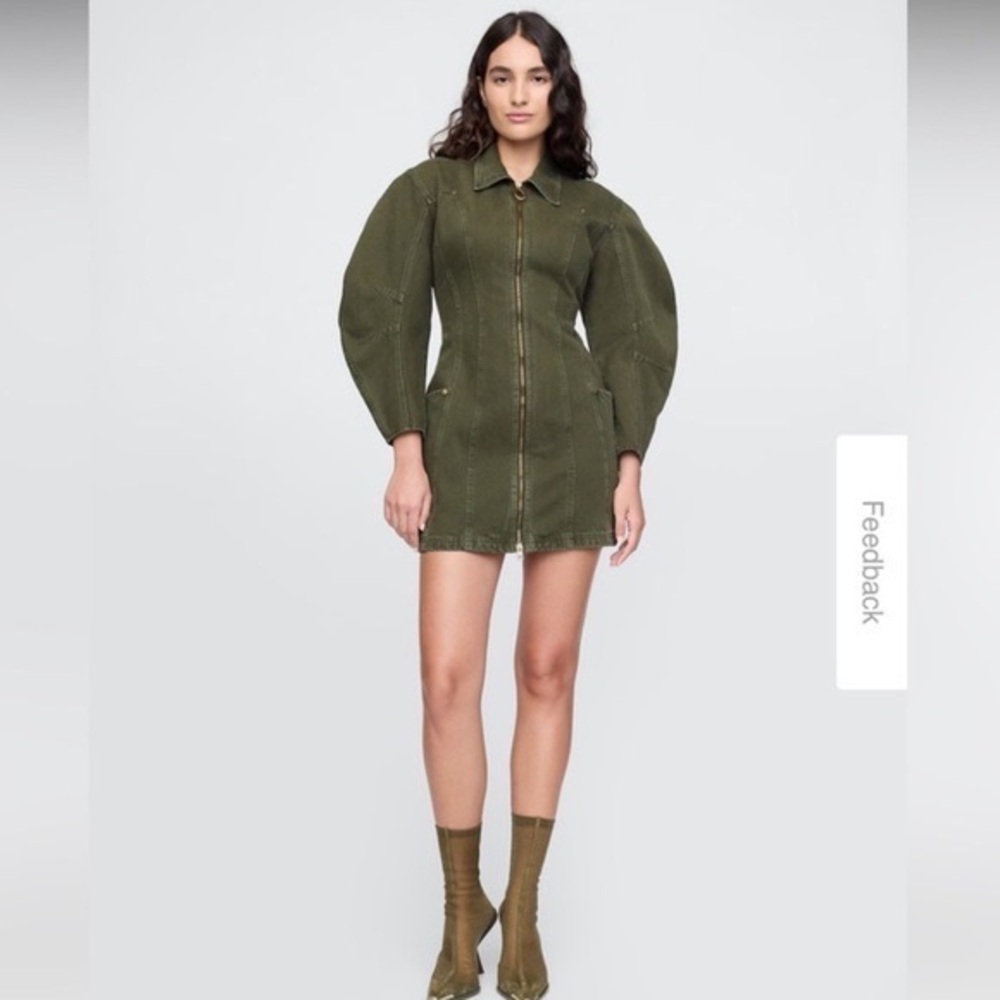 Cult Gaia x Gap green dress